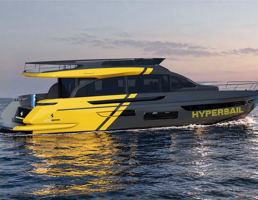 Azimut Fly 72 Engineered for Ferrari Hypersail Project